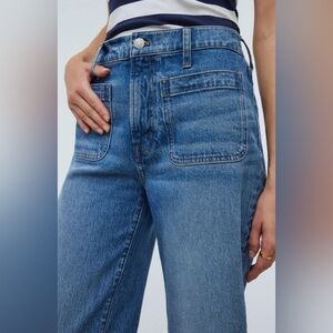 NWOT Madewell The Perfect Vintage Patch Pocket Wide Leg
Jeans